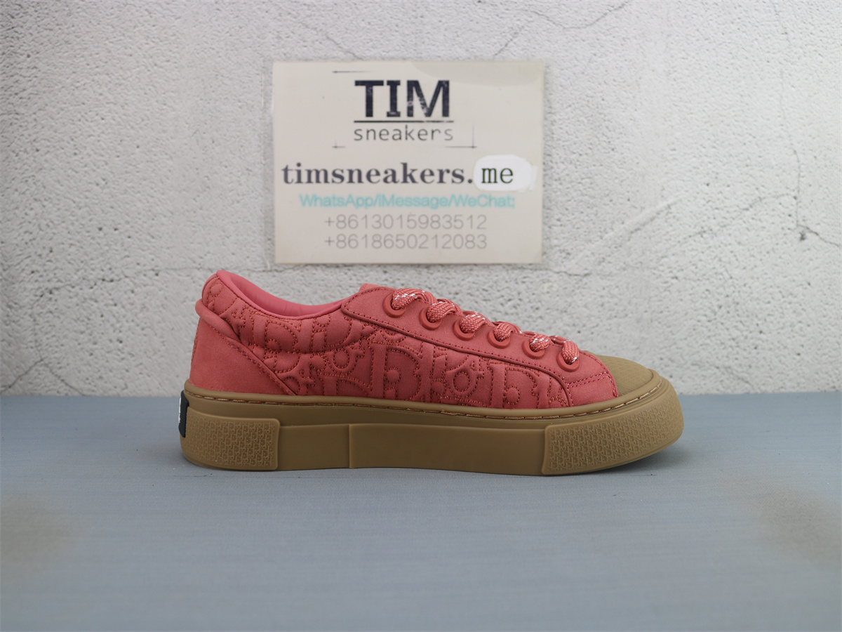 Stone Island x Dior B33 Skateboard Shoes Low-Top Red